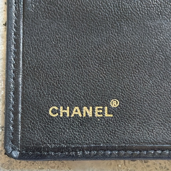 CHANEL Long Bi-Fold Wallet Black GUC - Picture 10 of 14